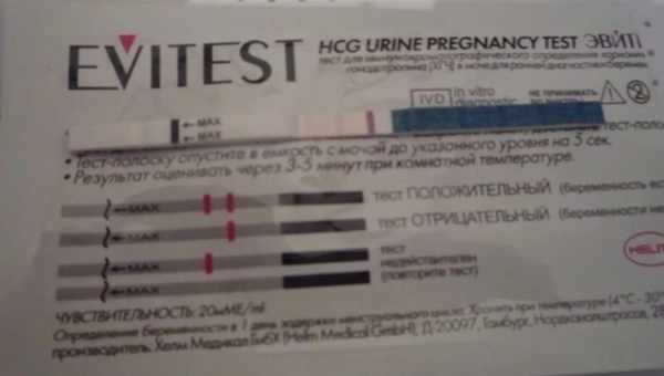 Тести на вагітність Evitest