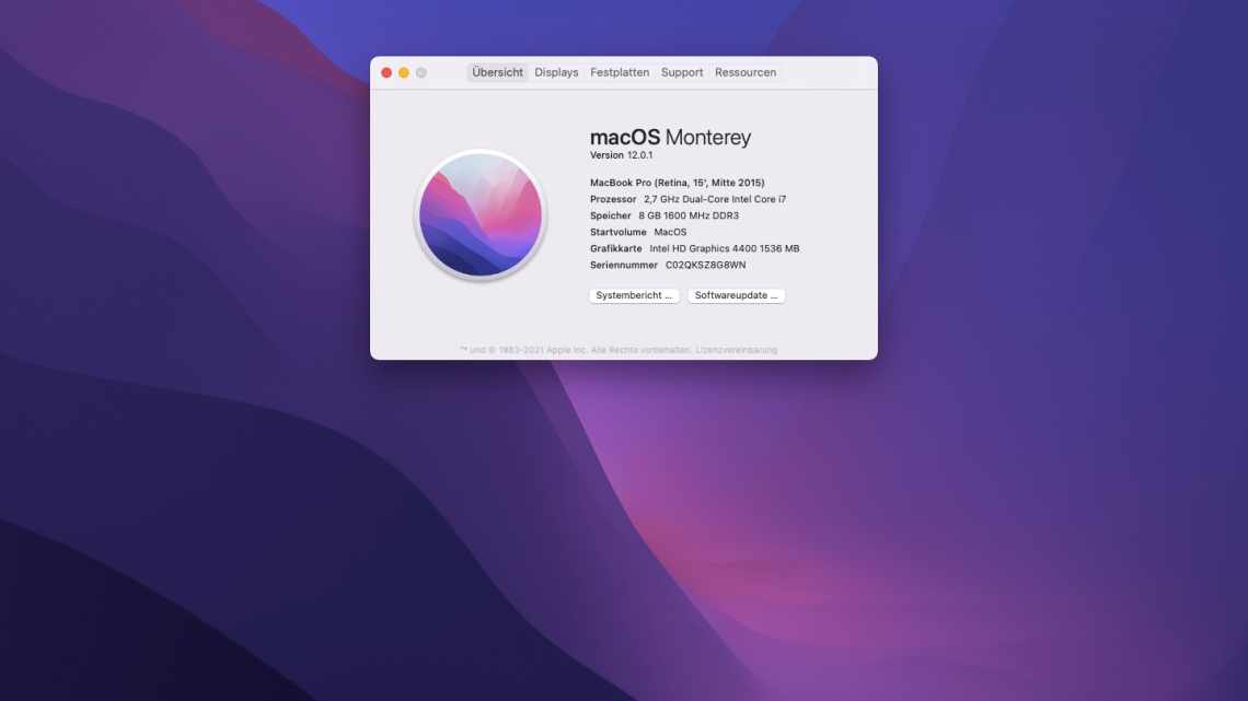 Як macOS Monterey працює на MacBook Pro. Особистий досвід