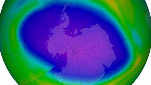Площа озонової діри над Антарктидою скоротилася до рівня 1988 року