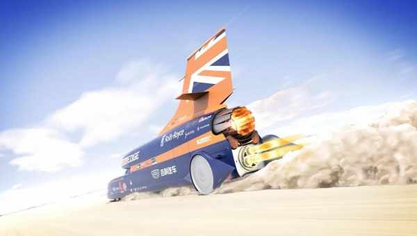 Надзвуковий автомобіль Bloodhound SSC випробували у Великобританії